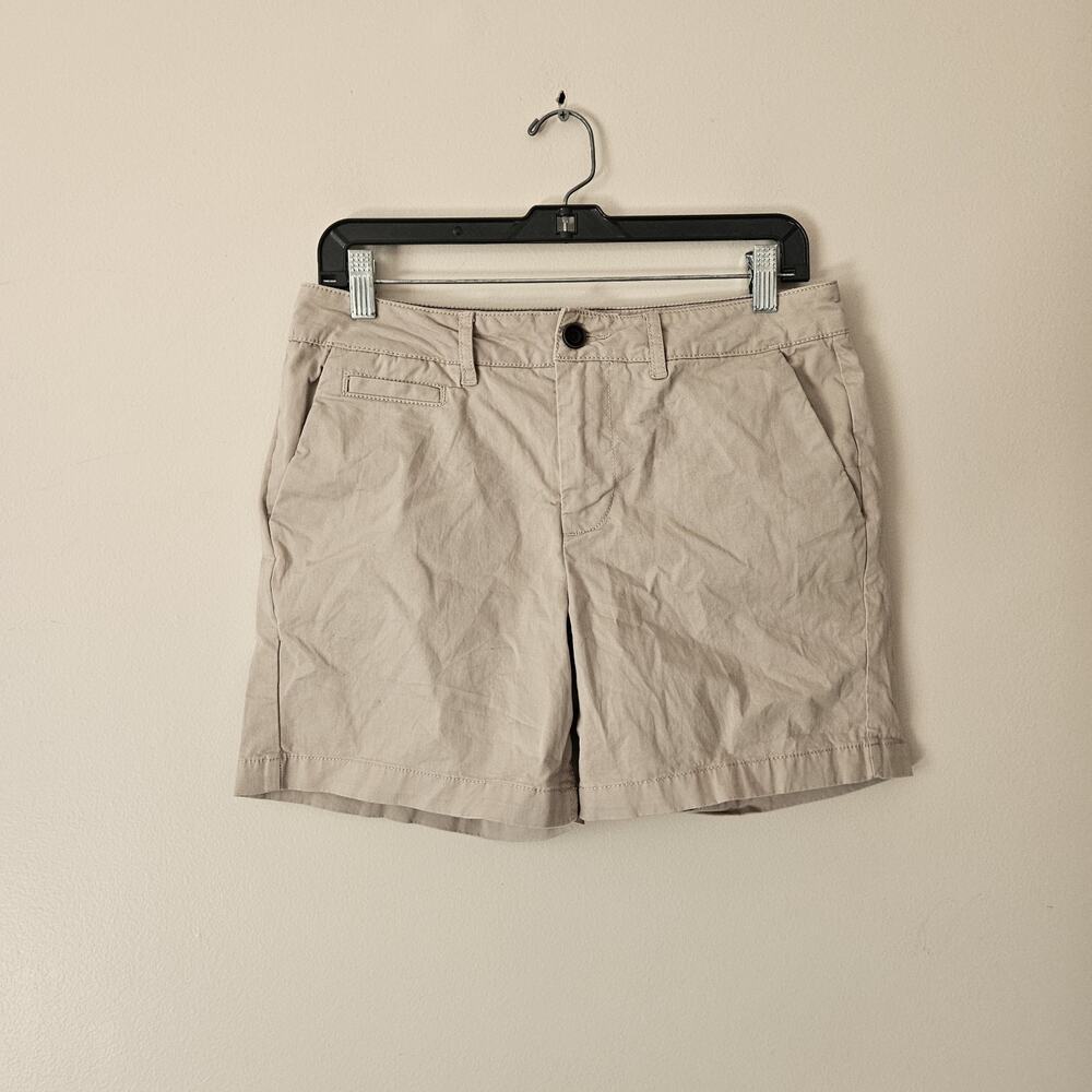FAT FACE Shorts US 6 UK 10 Khaki Women's Cotton Chino Casual Summer